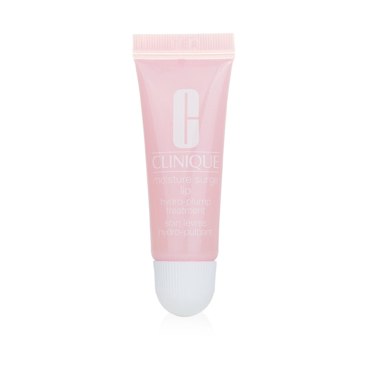 Clinique Moisture Surge Lip Hydro-Plump Treatment in 10ml offers plumping hydration with shea butter and ceramides for all skin types.