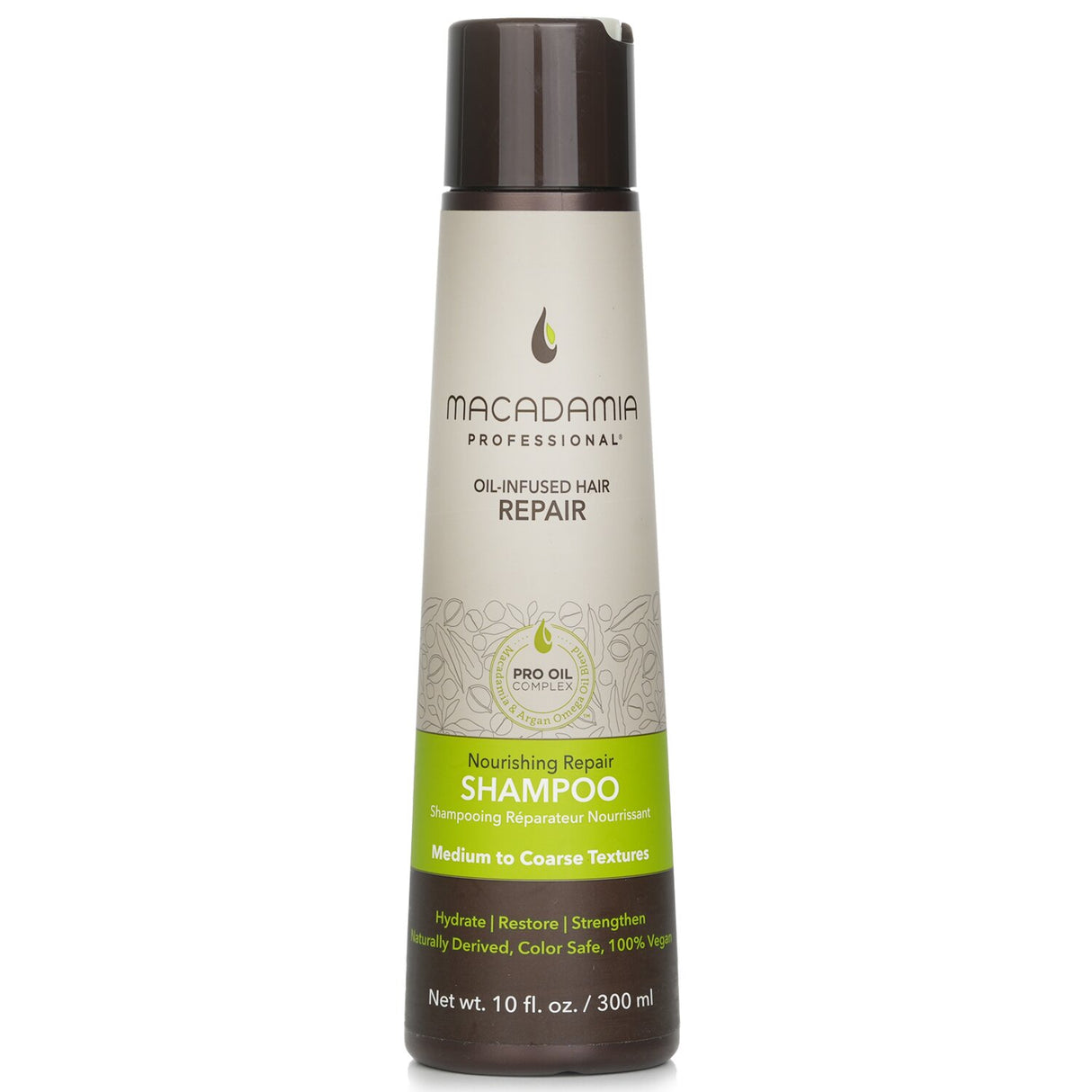 Macadamia Natural Oil Repair Shampoo for medium to coarse hair, enriched with nourishing oils for vibrant, healthy locks.