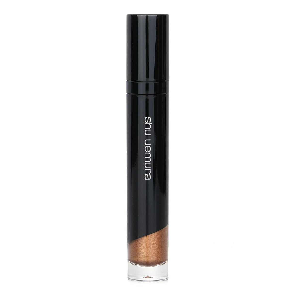 Metallic liquid eyeshadow in Dark Bronze, featuring an oil-in-water formula for comfortable, long-lasting wear and vibrant color.