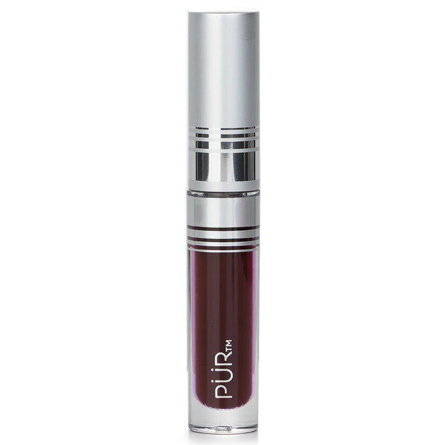 PUR Velvet Matte Liquid Lipstick in # Dutty Wine, a rich, hydrating matte shade with a smooth, long-lasting finish.