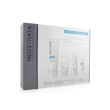 Neostrata Sensitive Skin Antiaging Kit with cleanser, moisturizer, serum, and eye cream for gentle exfoliation and hydration.