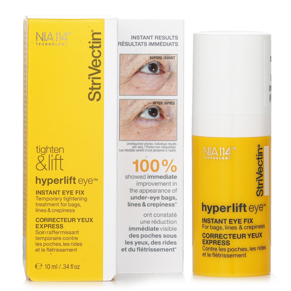 StriVectin TL Tighten & Lift Eye Fix: 10ml eye treatment reducing puffiness, fine lines, and enhancing skin firmness.