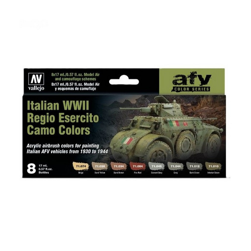 Vallejo - Model Air - Italian Wwii Regio Esercito Camo Colors 1930-1944 8