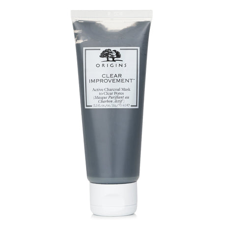 Active charcoal mask with Bamboo Charcoal and White China Clay for deep pore cleansing and detoxifying skin.