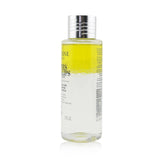 L'Occitane bi-phasic eye and lip makeup remover, gentle formula for all skin types, enriched with Immortelle and calendula.