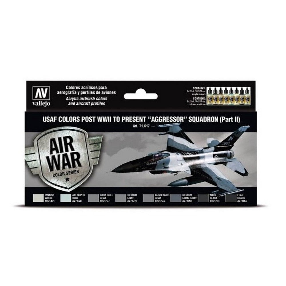 Vallejo - Model Air - Usaf - Present Aggressor Squadron Part Ii 8 Colour Set