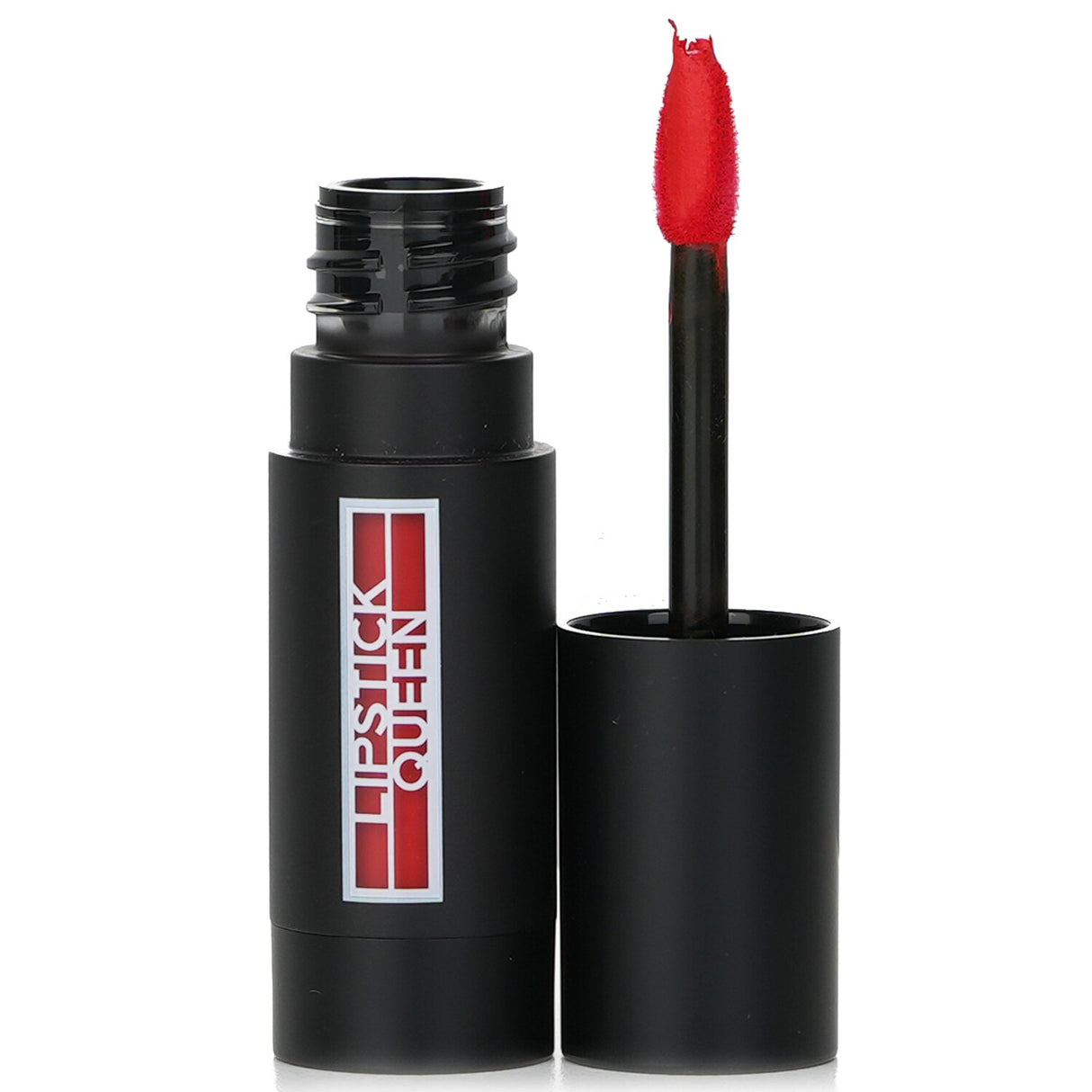 Lipstick Queen Lipdulgence Lip Mousse in #Candy Cane, a velvety, long-wearing tinted lip color in festive red.