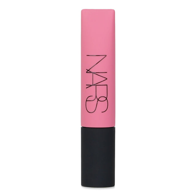 Lightweight NARS Air Matte Lip Color in #Shag rose nude, featuring a creamy texture and custom applicator for easy application.