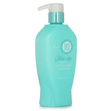 It's A 10 Blow Dry Miracle Glossing Glaze Conditioner, promoting shine, moisture, and frizz control for all hair types.