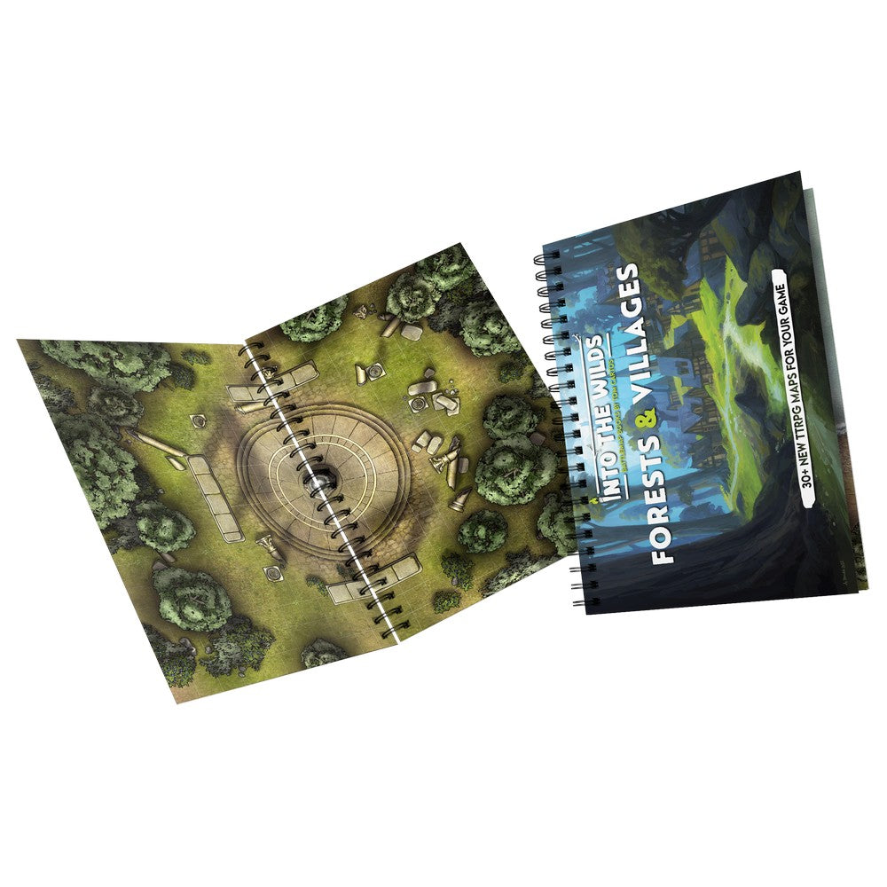 Into the Wilds Battlemap Books - Forests & Villages