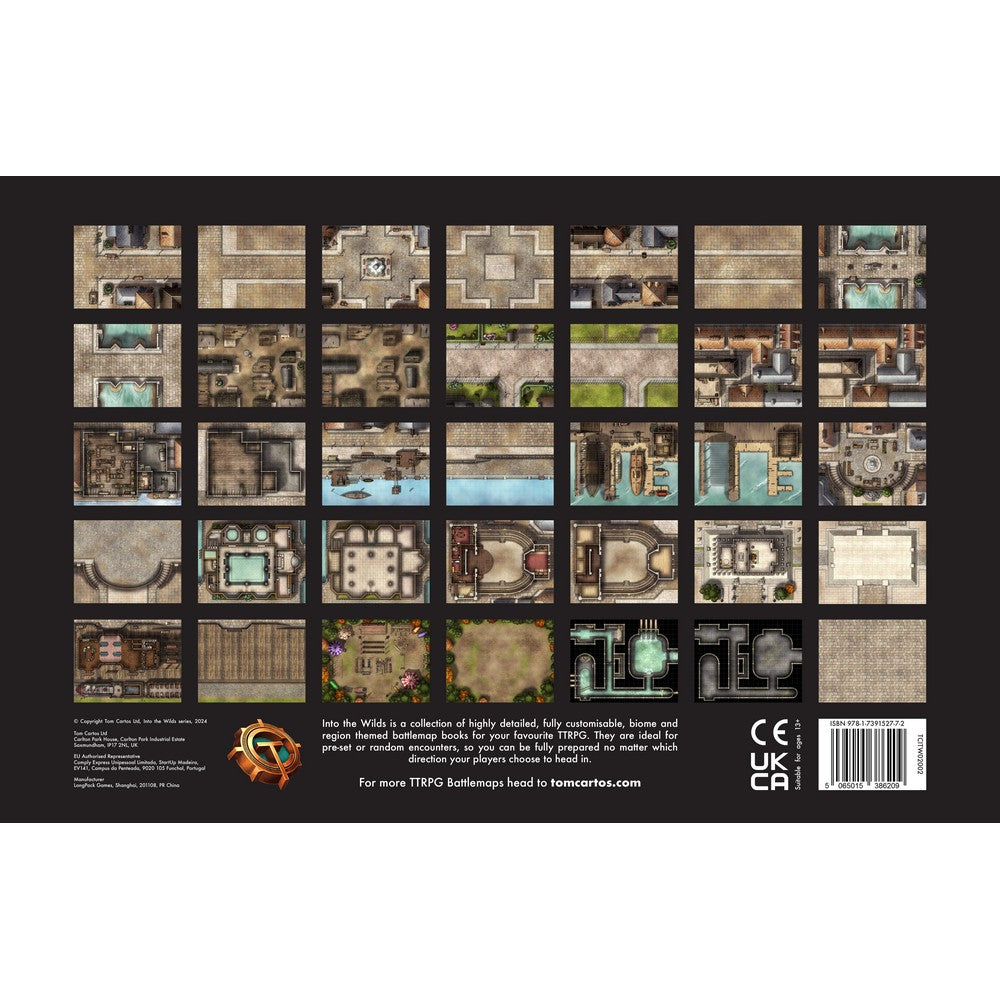 Into the Wilds Battlemap Books - Towns & Cities