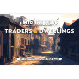 Into the Wilds Battlemap Books - Traders & Dwellings