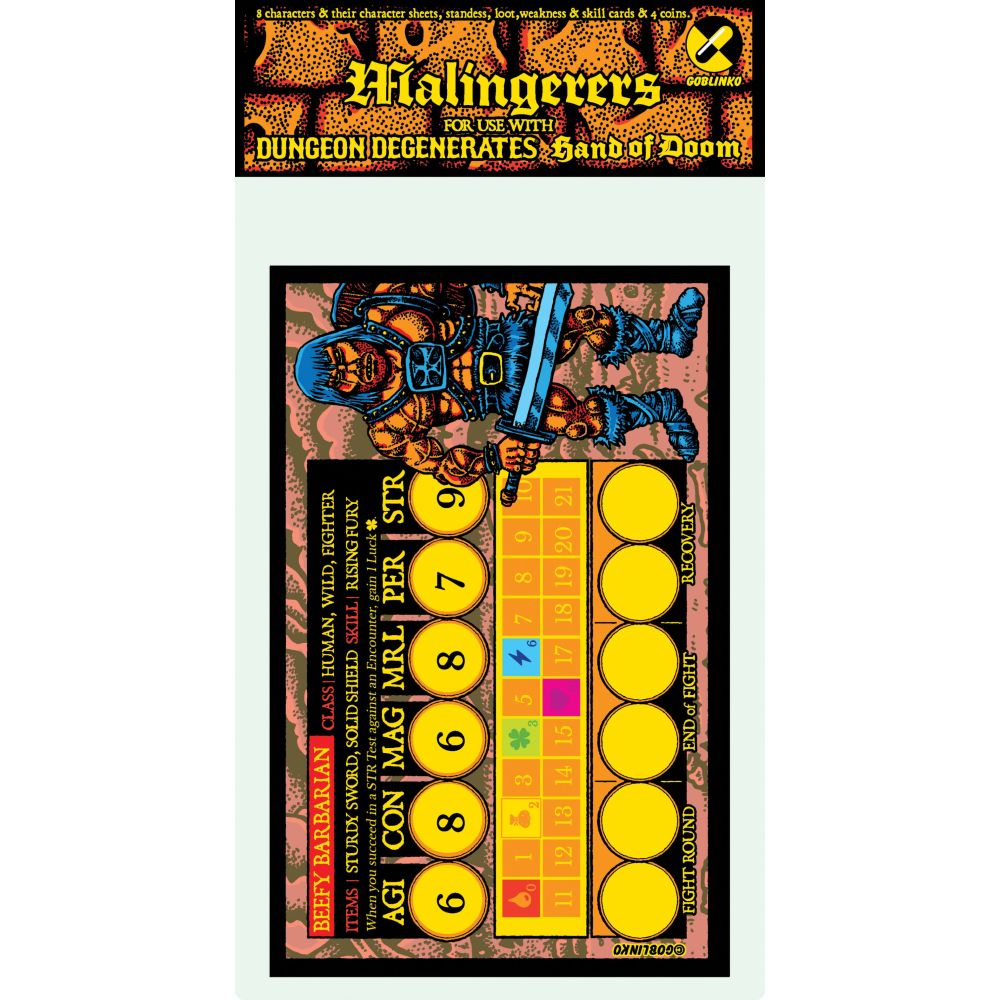 Dungeon Degenerates - Malingerers Expansion Board Game