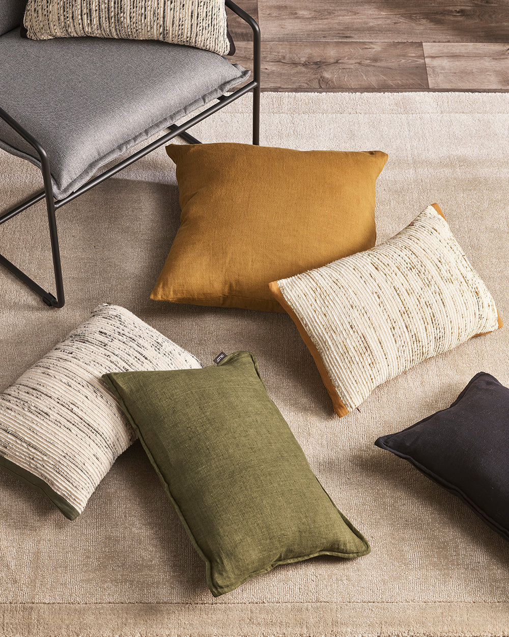 Cushion - Odessa Olive (35 x 50cm) - OLLO