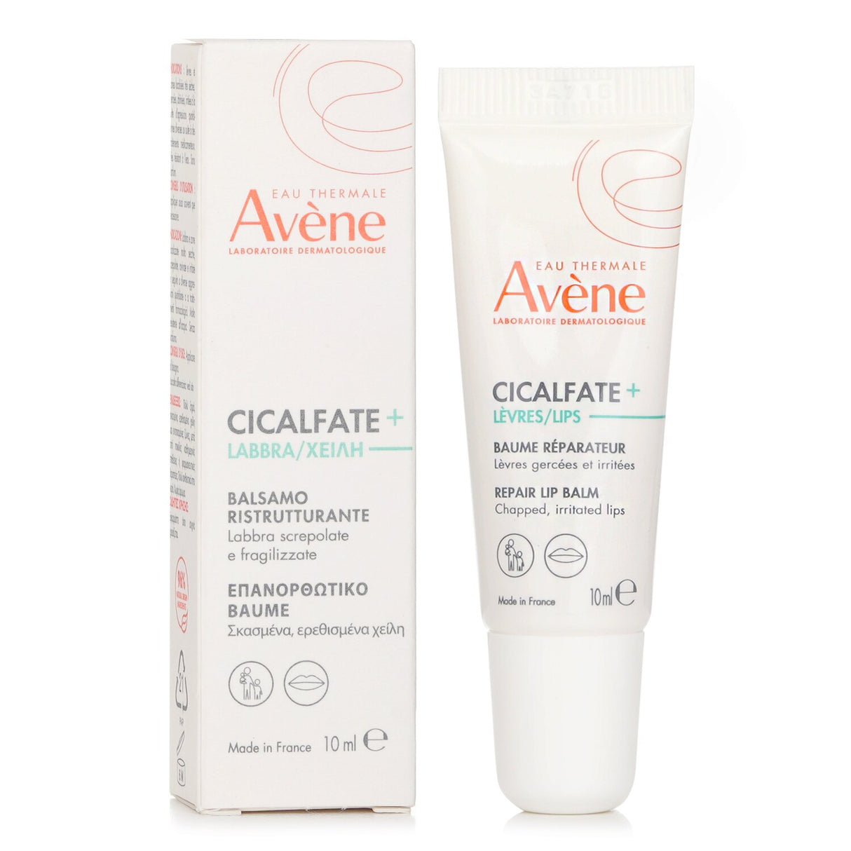 Avene Cicalfate LIPS Repair Balm - For Chapped, Irritated Lips 10ml/0.34oz