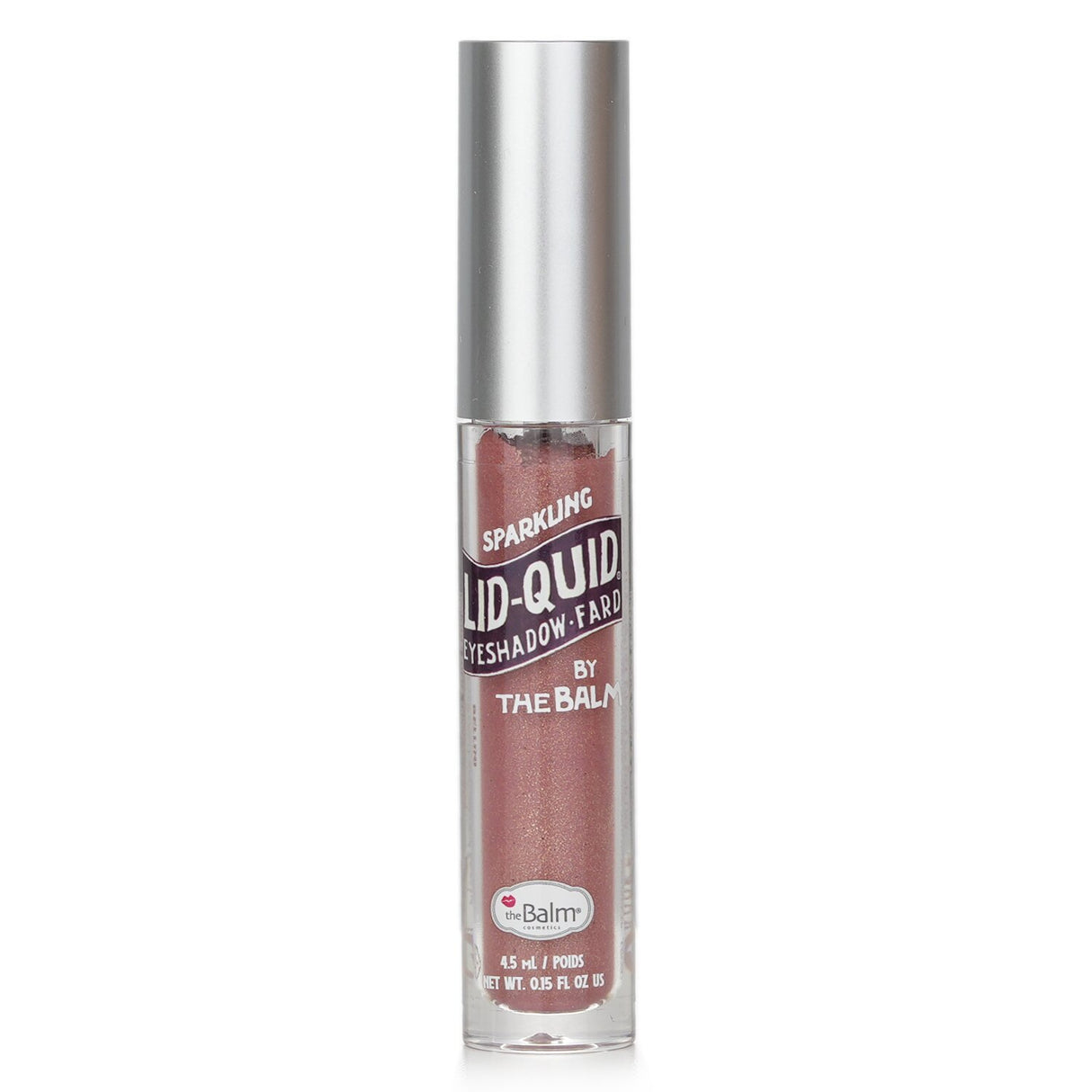 TheBalm Lid Quid Sparkling Liquid Eyeshadow in #Bellini, a buildable, long-lasting liquid eyeshadow with a shimmering finish.