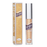 Luxurious champagne liquid eyeshadow with shimmering effect, easy application, and long-lasting, creaseless formula.