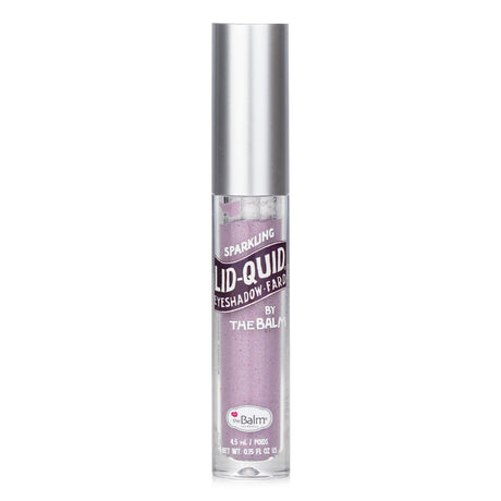 TheBalm Lavender Mimosa liquid eyeshadow with sparkling finish, 4.5ml, offers buildable, long-lasting color for stunning eye looks.