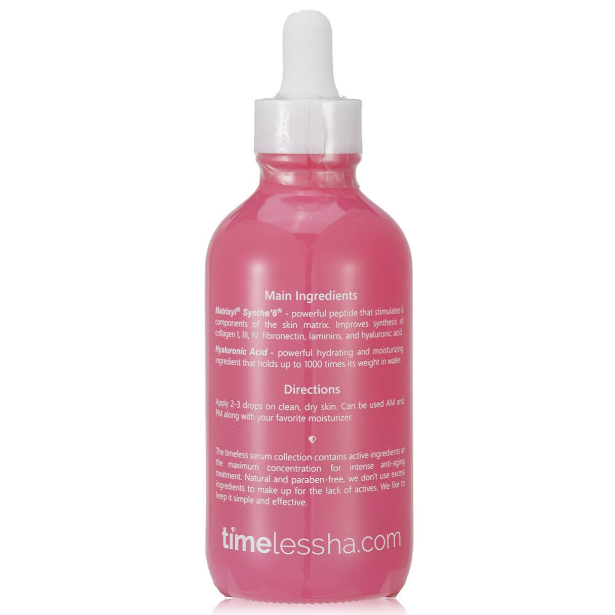 Hydrating anti-aging serum with Matrixyl S6 and Hyaluronic Acid for firmer, smoother, and youthful skin.