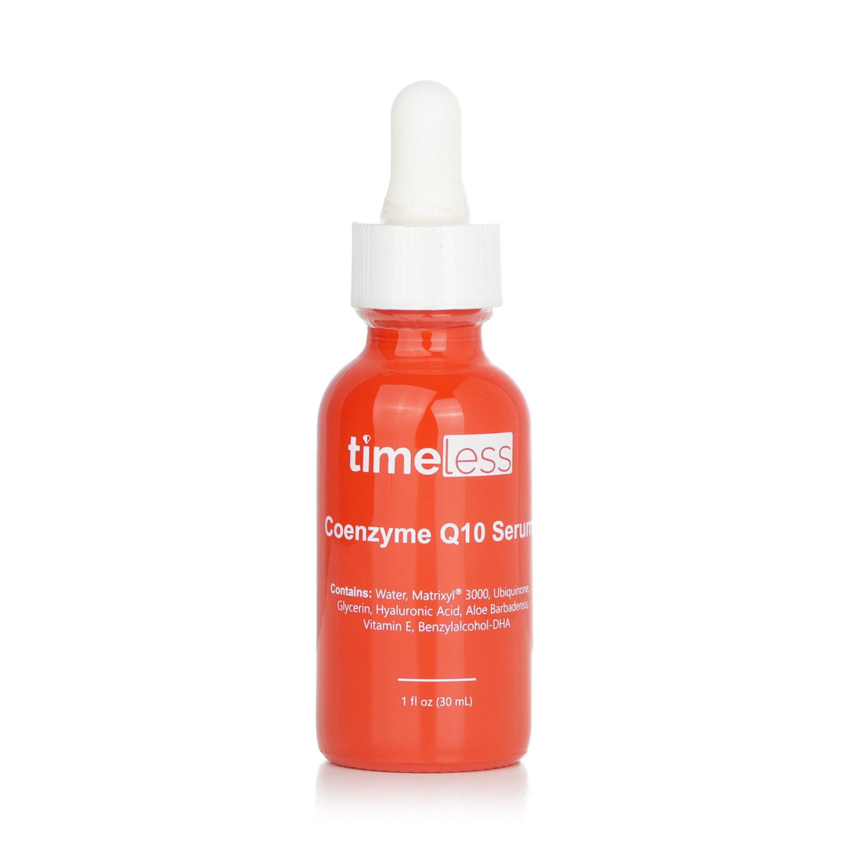 Coenzyme Q10 Serum with Matrixyl 3000 and Hyaluronic Acid in a 30ml bottle for youthful, hydrated skin.