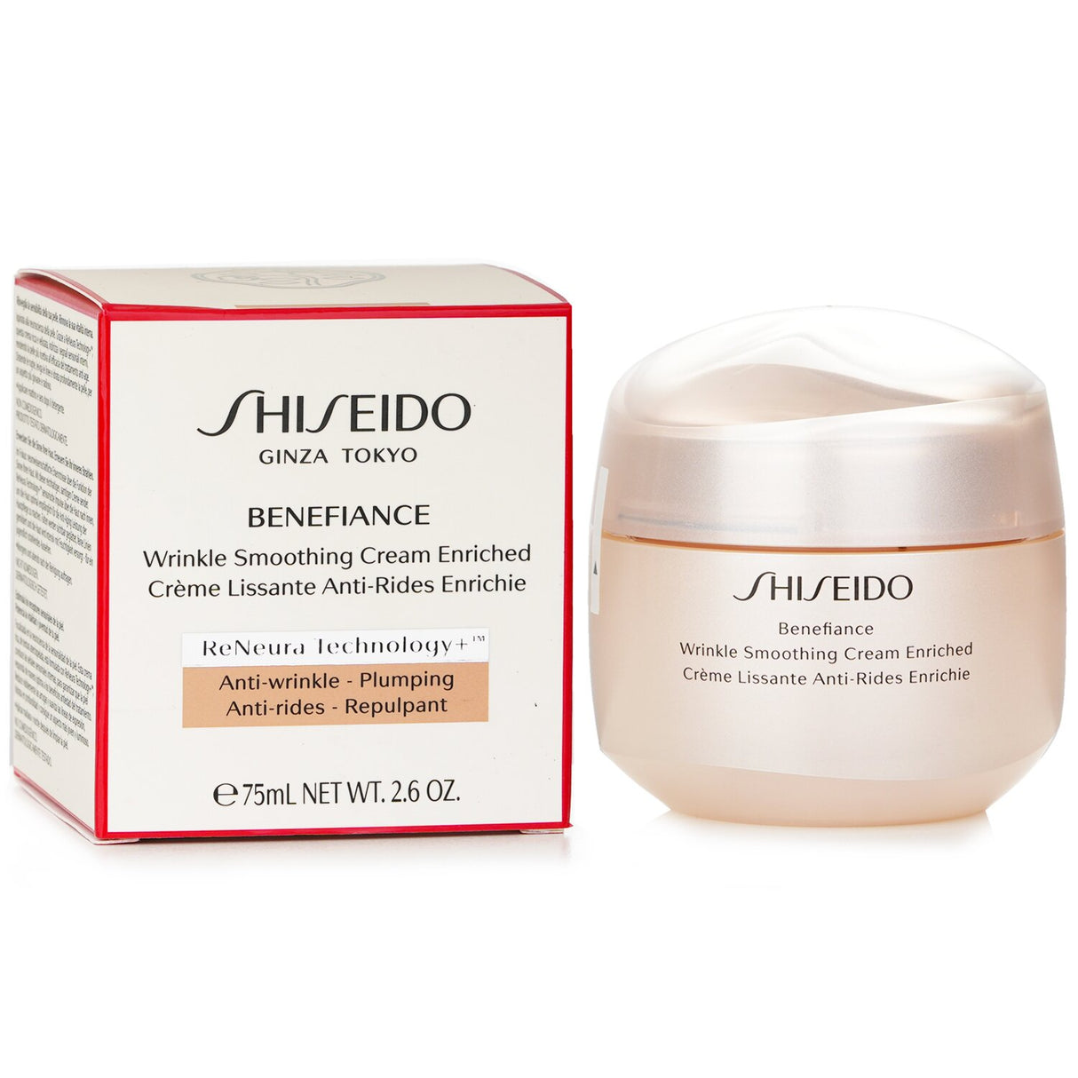 Shiseido - Benefiance Wrinkle Smoothing Cream Enriched  - 75ml/2.6oz