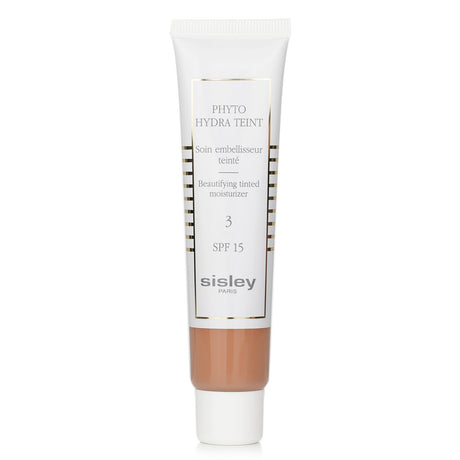 Golden tinted moisturizer with SPF 15 for a natural, glowing complexion and hydration, perfect for light to golden skin tones.