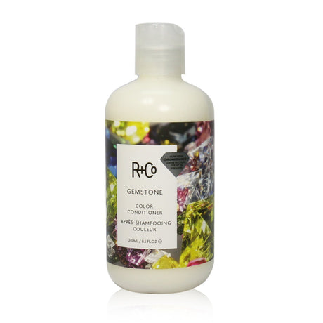 R+Co Gemstone Color Conditioner in 241ml bottle, formulated to nourish, protect, and enhance vibrancy of colored hair.