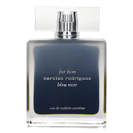 Narciso Rodriguez For Him Bleu Noir 100ml Eau De Toilette, a woody aromatic scent with fresh citruses and rich musk.