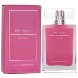 Narciso Rodriguez For Her Fleur Musc Eau De Toilette 50ml, a floral woody scent with bergamot, rose, and patchouli notes.