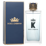 Dolce & Gabbana K Eau De Toilette Spray, 150ml, features a refreshing woody aroma with citrus and earthy notes for modern men.