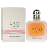 Giorgio Armani Emporio Armani In Love With You Freeze Eau De Parfum, a fresh oriental floral fragrance in a stylish 100ml bottle.