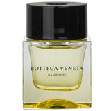 Bottega Veneta Illusione Eau De Toilette Spray, 50ml, a fresh woody fragrance for men with lemon, cedar, and vetiver notes.