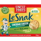 Uncle Tobys Le Snak Dip & Crackers Cheddar Cheese - 132g