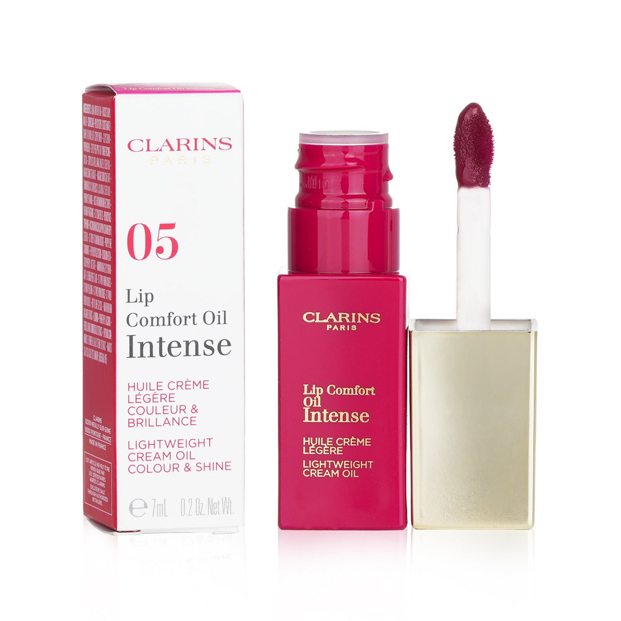 Clarins - Lip Comfort Oil Intense - # 05 Intense Pink  - 7ml/0.2oz