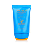 Shiseido Expert Sun Protector Face Cream SPF 30, a lightweight, water-resistant sunscreen for high sun protection.