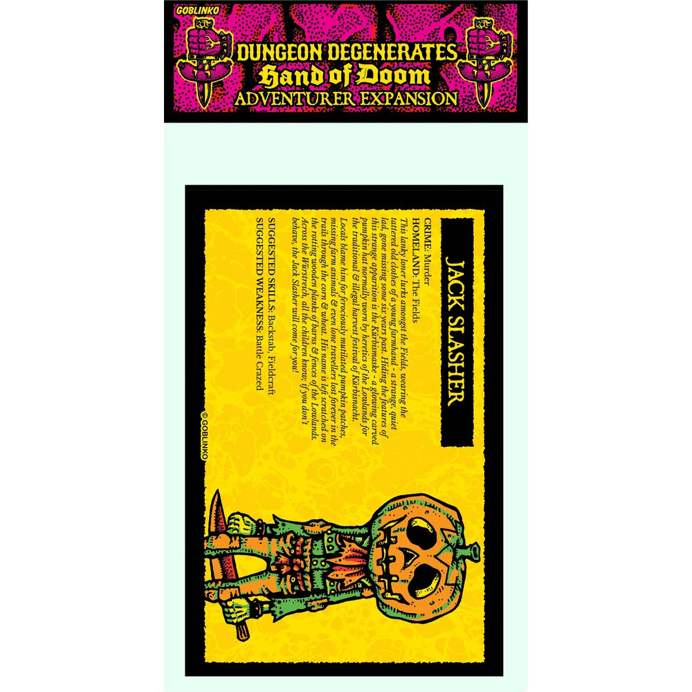 Dungeon Degenerates - Adventurer Expansion Board Game
