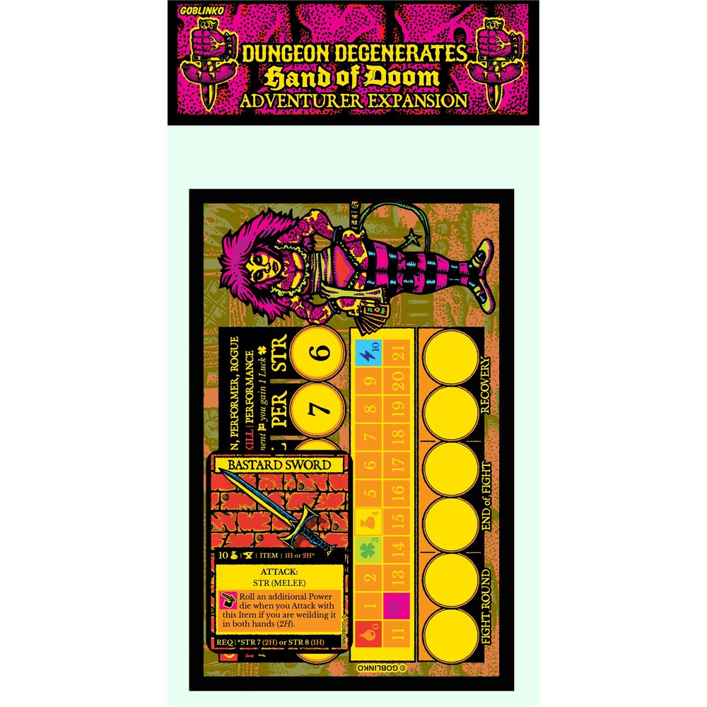 Dungeon Degenerates - Adventurer Expansion Board Game