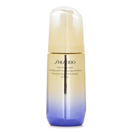 Lightweight emulsion with SPF 30 that firms, hydrates, and protects skin for a radiant, youthful complexion.