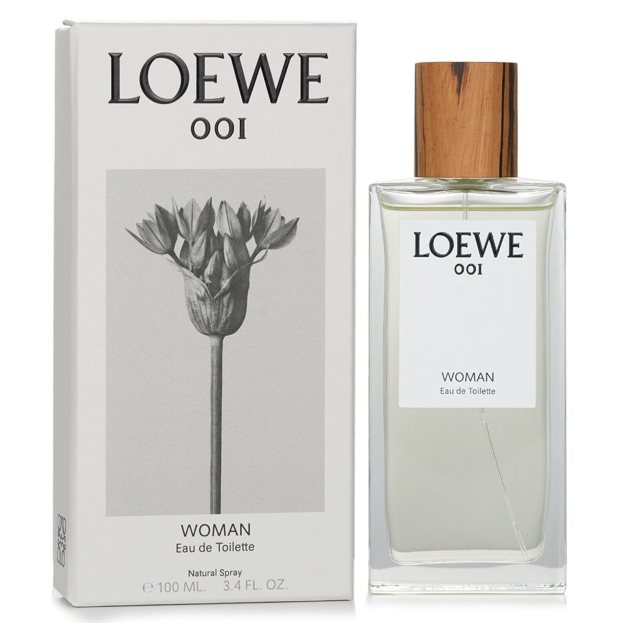 Loewe 001 Eau De Toilette Spray 100ml, a vibrant citrus floral fragrance for women, perfect for daytime or warm seasons.