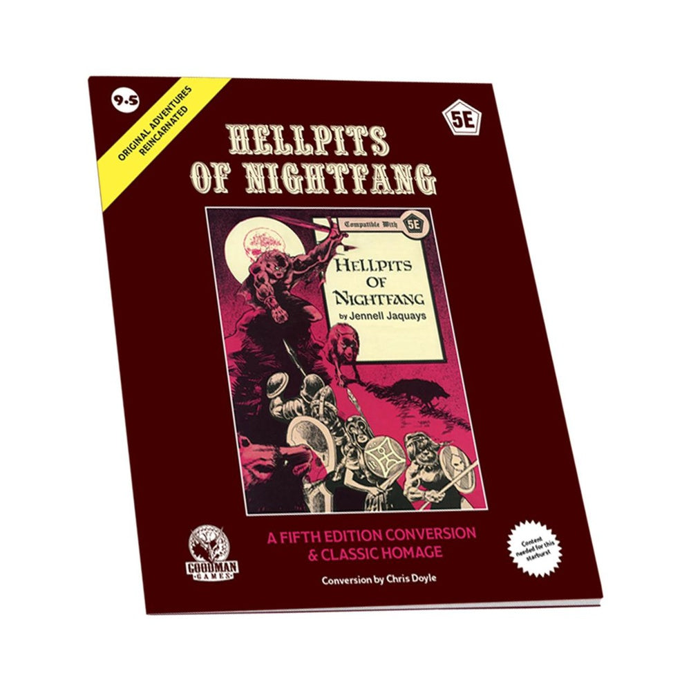 Original Adventures Reincarnated - #9.5: Hellpits of Nightfang - RPG Book