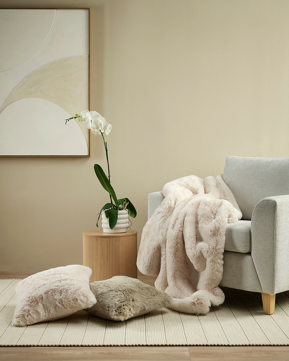 Cushion - Pelage Ivory (45 x 45cm)