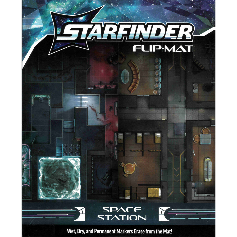 Starfinder Maps: Starfinder Flip-Mat: Space Station