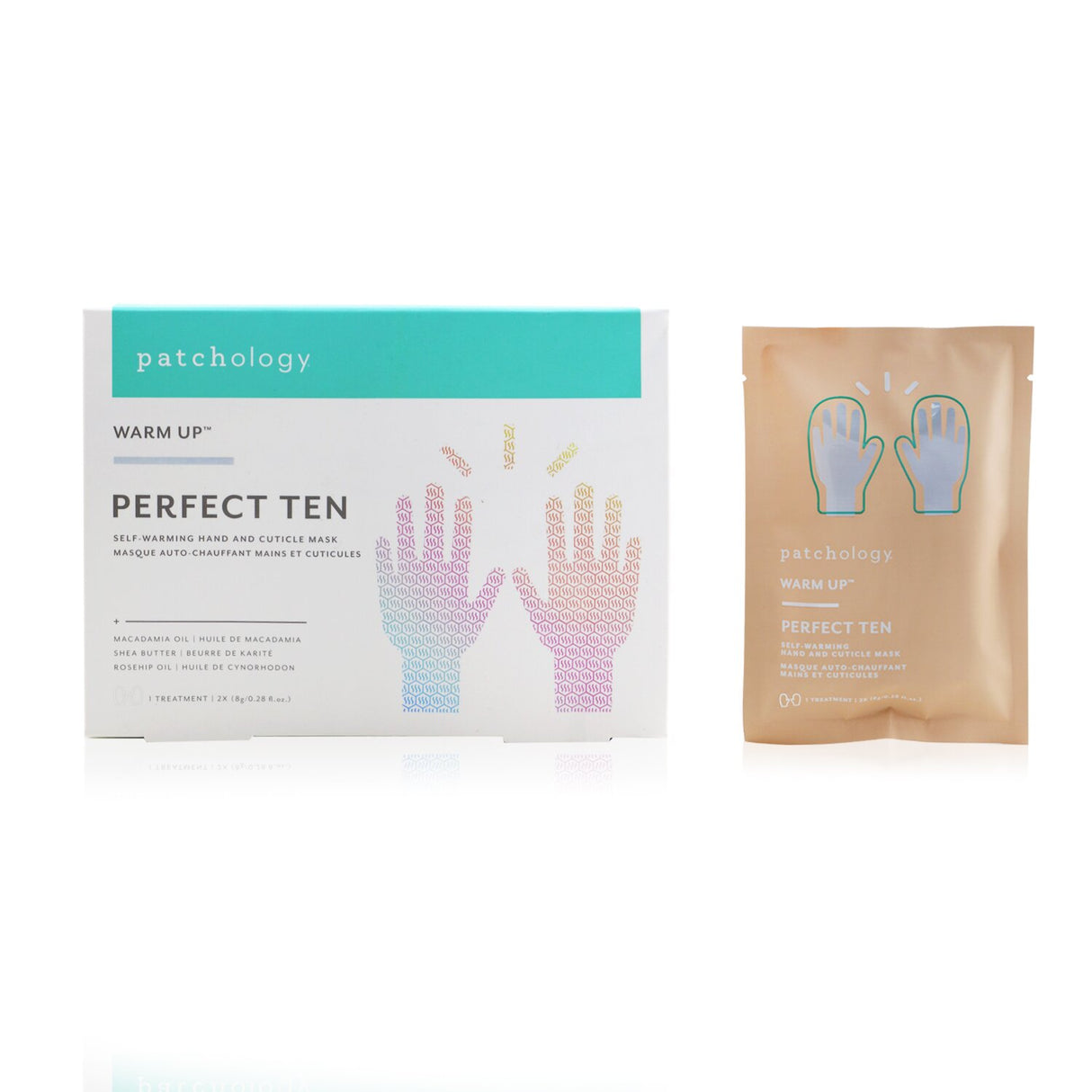 Patchology Warm Up Perfect Ten Self-Warming Hand & Cuticle Mask (1 Treatment