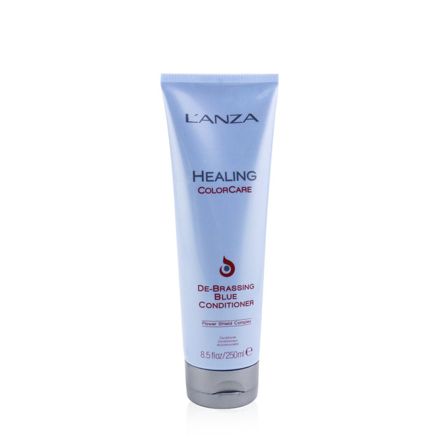 Lanza Healing ColorCare De-Brassing Blue Conditioner for color-treated brunettes, eliminates brassiness and nourishes hair.