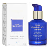 Guerlain Super Aqua Emulsion - Rich 50ml, a hydrating, age-defying facial emulsion for radiant, youthful skin.