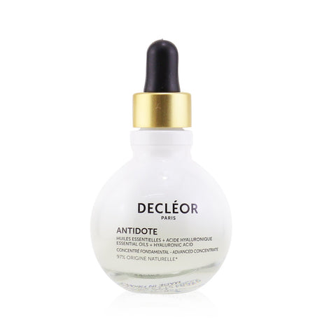 Decleor Antidote Daily Advanced Concentrate in a 30ml bottle, a natural facial serum for hydration and skin protection.