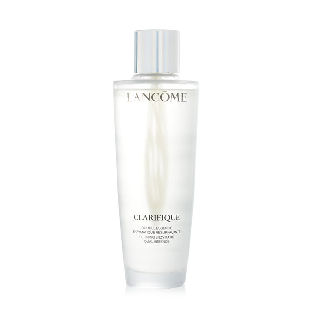Lancôme Clarifique Double Essence in 250ml, a bi-phase facial treatment for hydration, radiance, and refined skin texture.