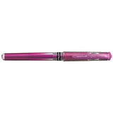 Metallic pink gel pen with 1.0mm tip, perfect for smooth writing, journaling, and artistic projects.