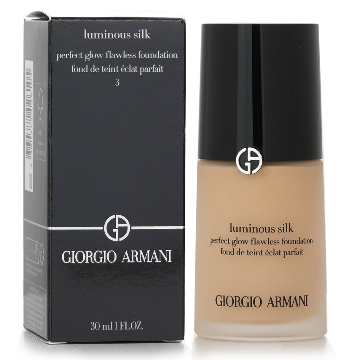 Giorgio Armani - Luminous Silk Foundation - # 3 (Pale Peach)  - 30ml/1oz