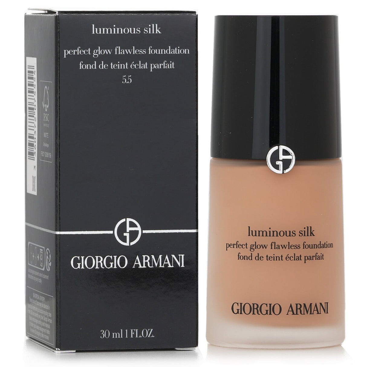Giorgio Armani - Luminous Silk Foundation - # 5.5 (Natural Beige)  - 30ml/1oz